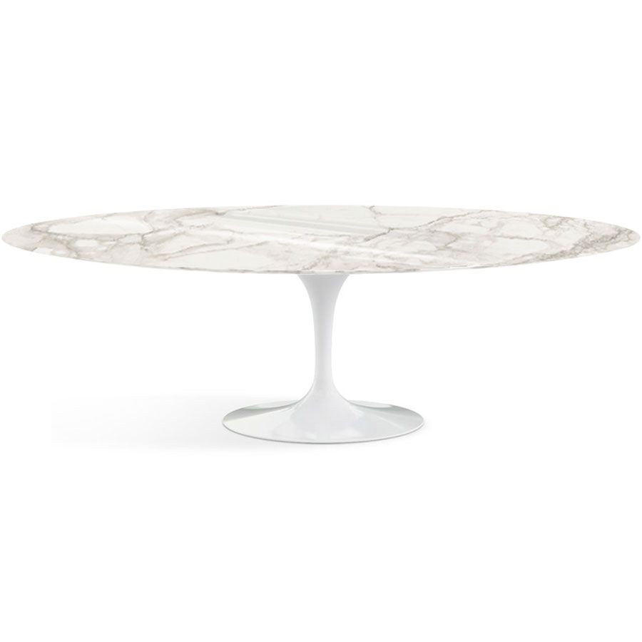 Mesa Tulip Saarinen Oval 244 mármol calacatta - Knoll MESA TULIP SAARINEN OVAL Calacatta - Knoll