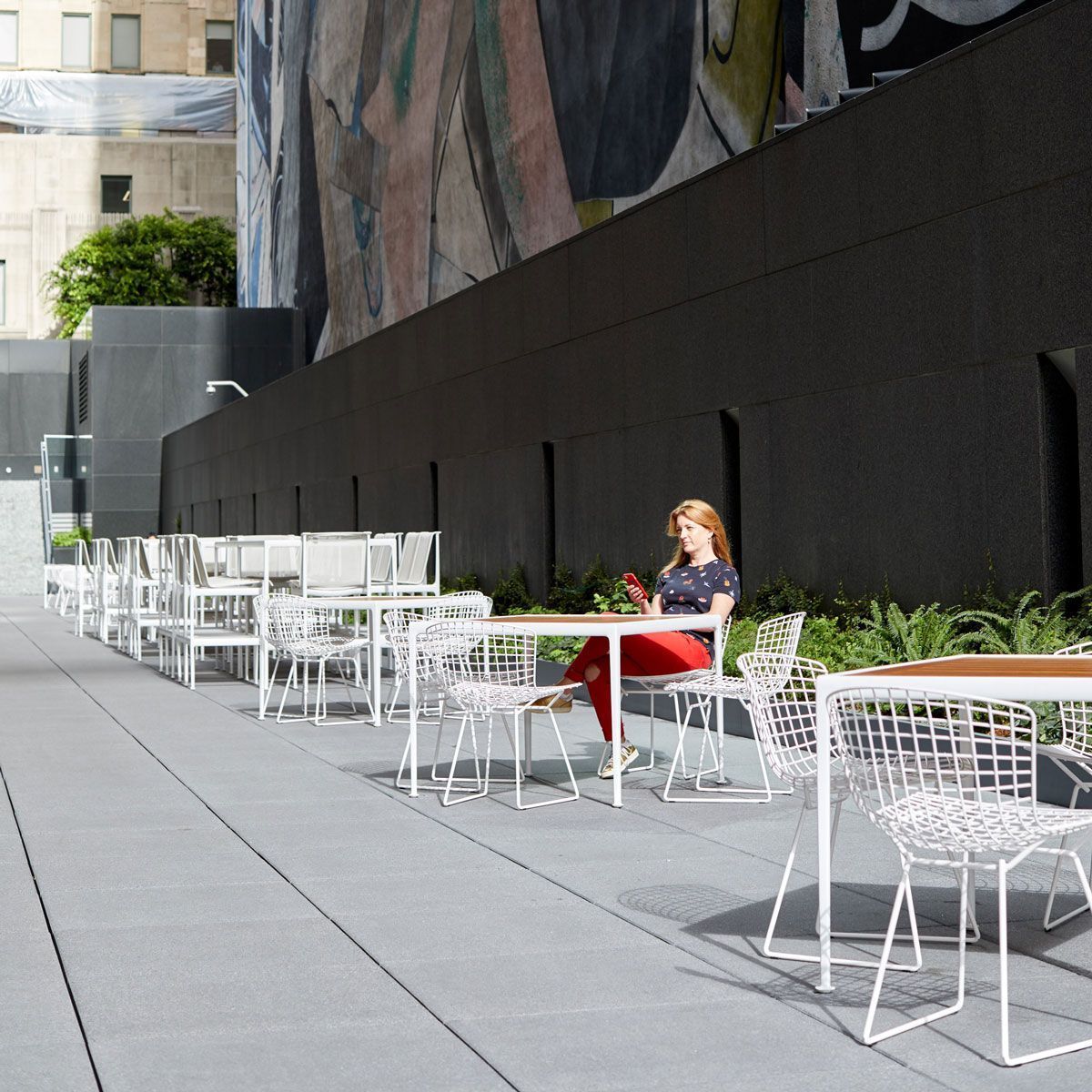 Silla Side Bertoia Blanca - Knoll Silla Side Bertoia Blanca - Knoll