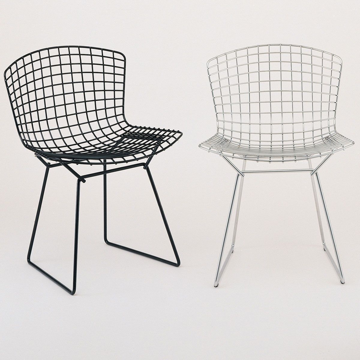 Silla Side Bertoia Negra - Knoll Silla Side Bertoia Negra - Knoll