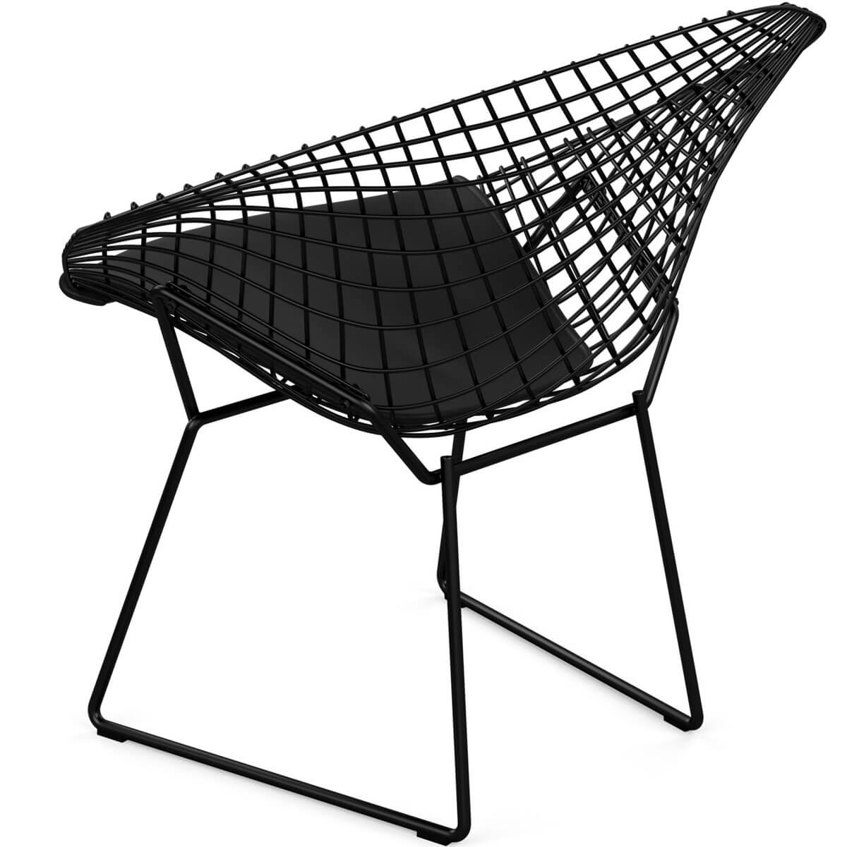 Sillón Bertoia Diamond exterior negro - Knoll Sillón Bertoia Diamond exterior negro - Knoll