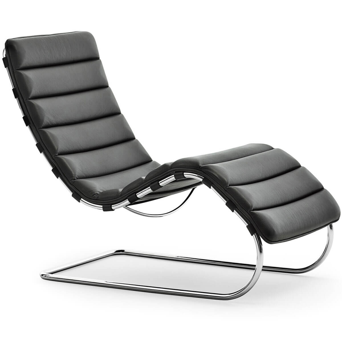 MR Chaise longue negro - Knoll Tumbona MR Negro - Knoll (copia)