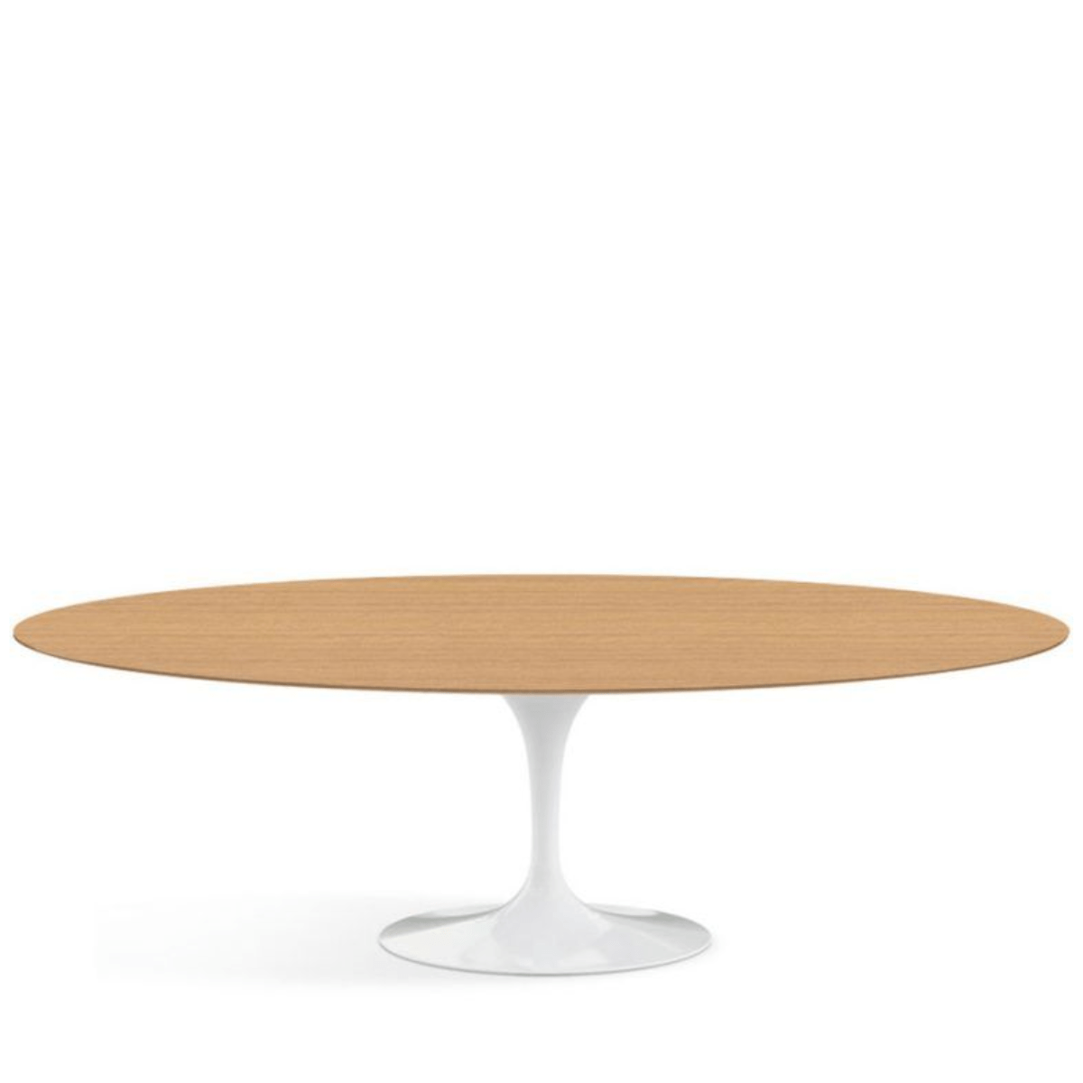 tulip-saarinen-244-oval-roble-knoll-red Mesa Tulip Saarinen oval 244 Roble - Knoll