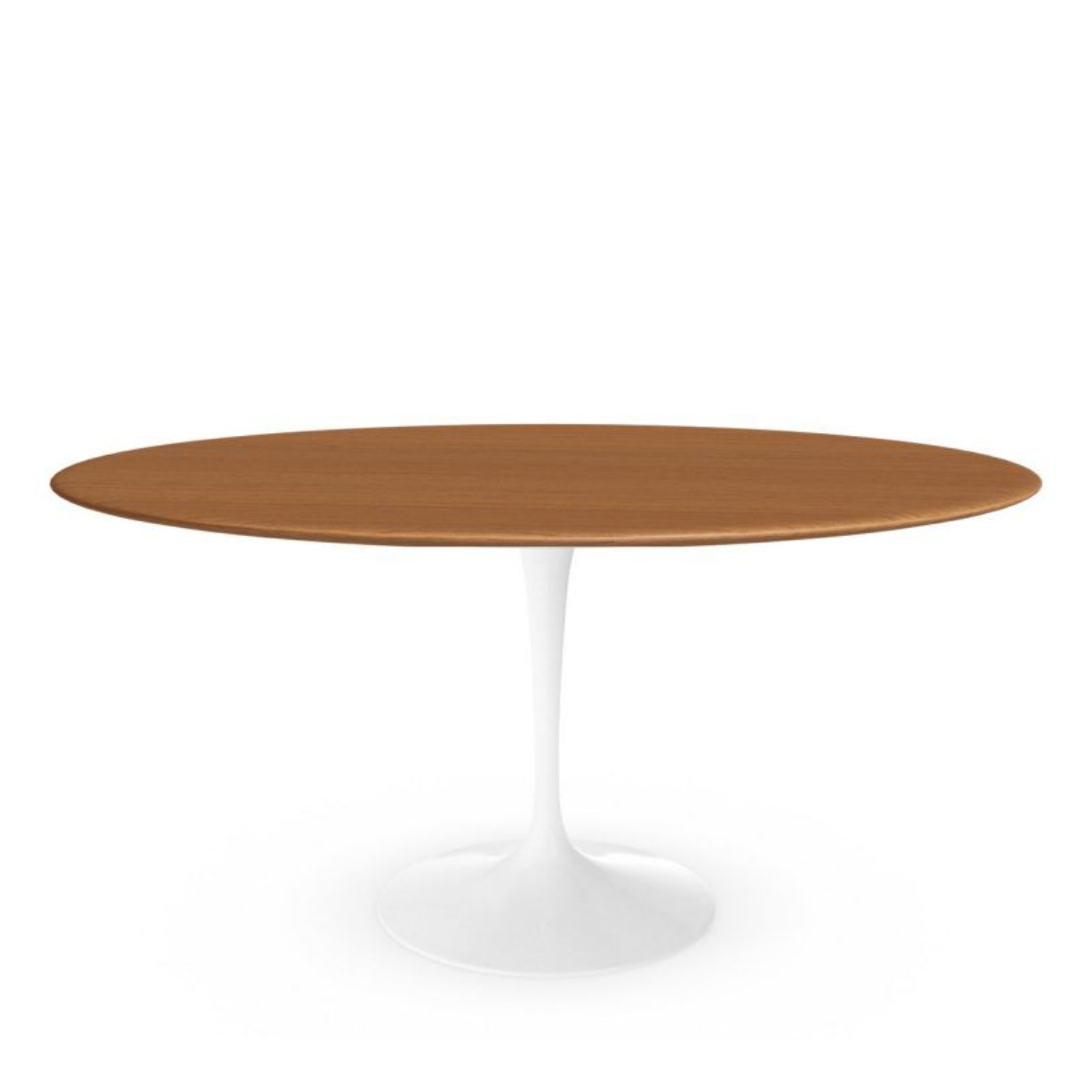 tulip-saarinen-round-137-teca-knoll-red Mesa Tulip Saarinen Round 137 Teca - Knoll