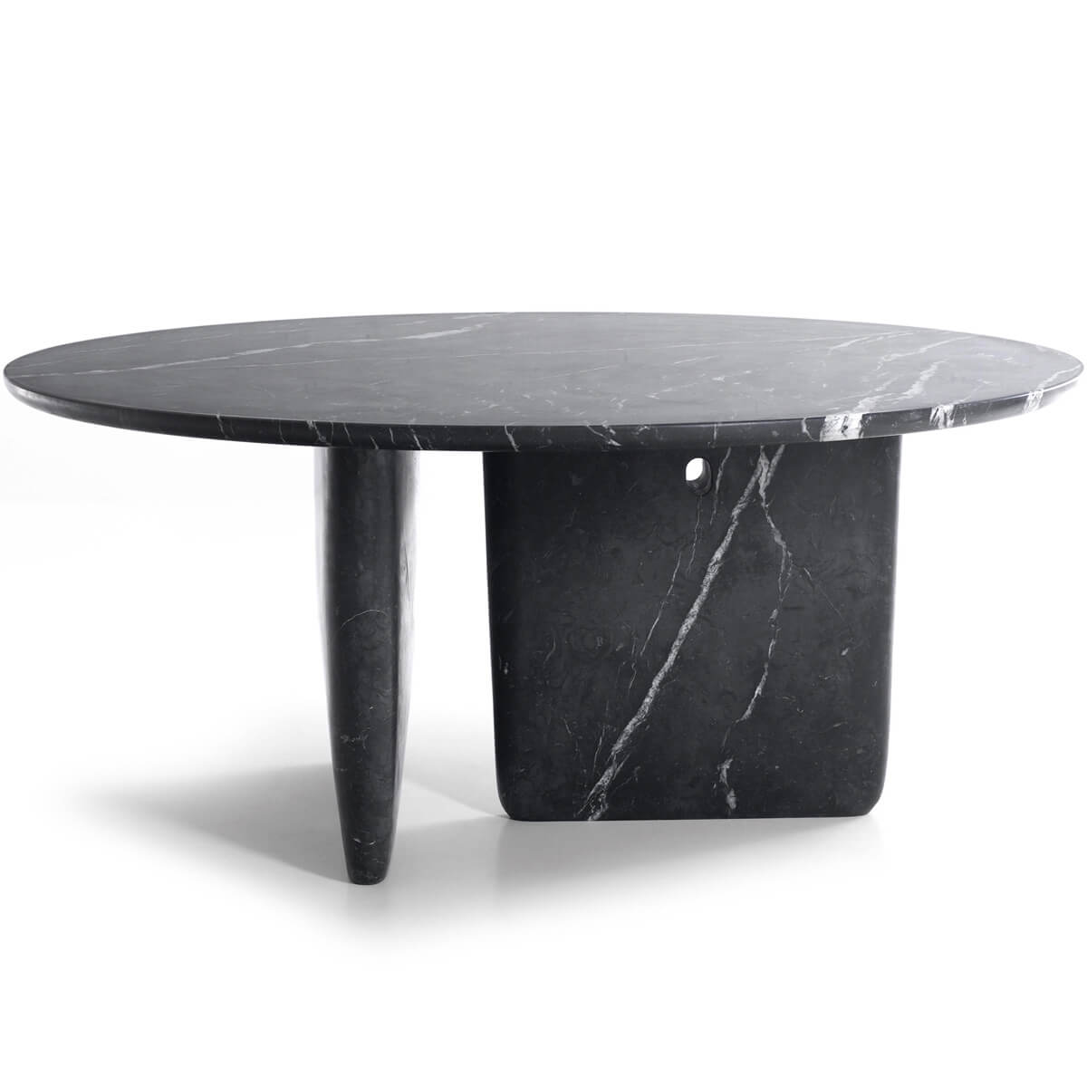Mesa Tobi-Ishi Mármol negro marquinia - B&B Italia