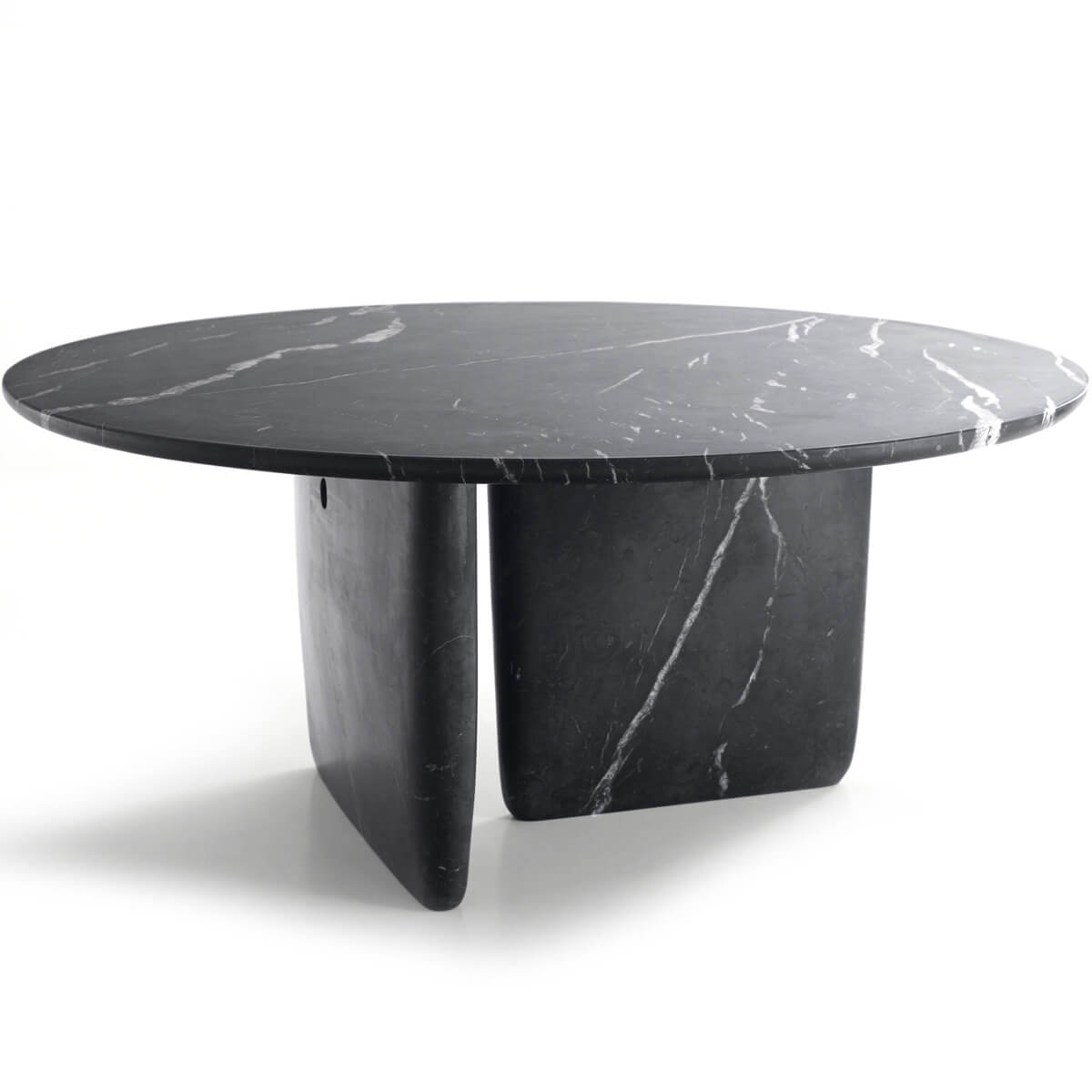 Mesa Tobi-Ishi Mármol negro marquinia - B&B Italia