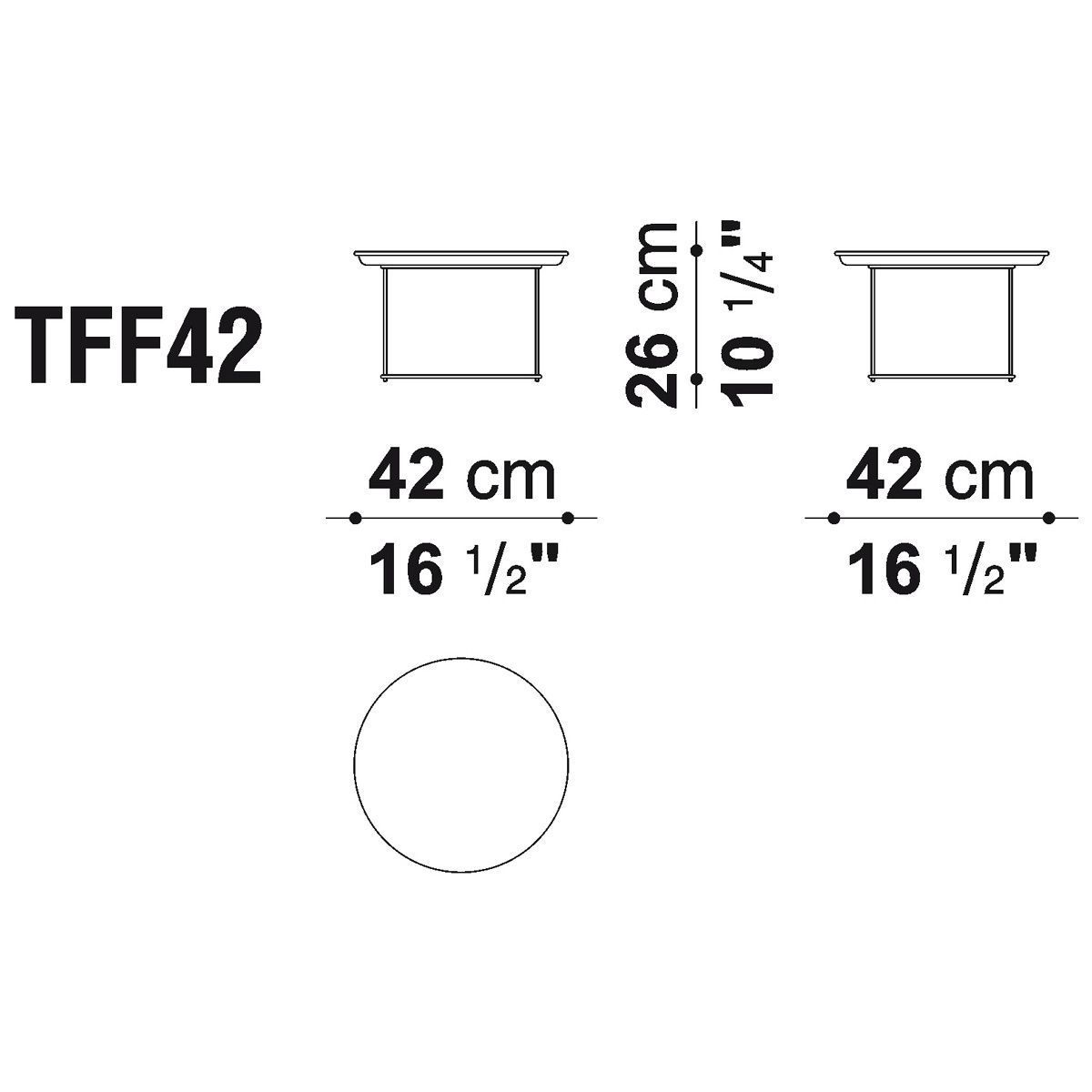 Mesita Fat-Fat 42 - B&B Italia
