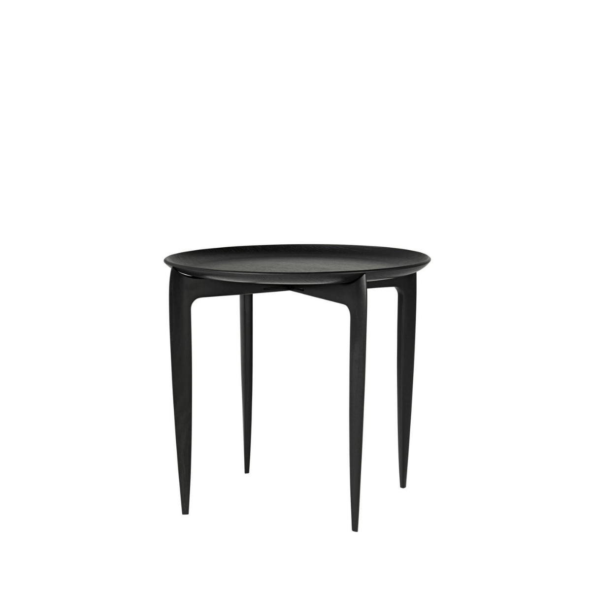 Mesa auxiliar Tray Table Roble negro - Fritz Hansen