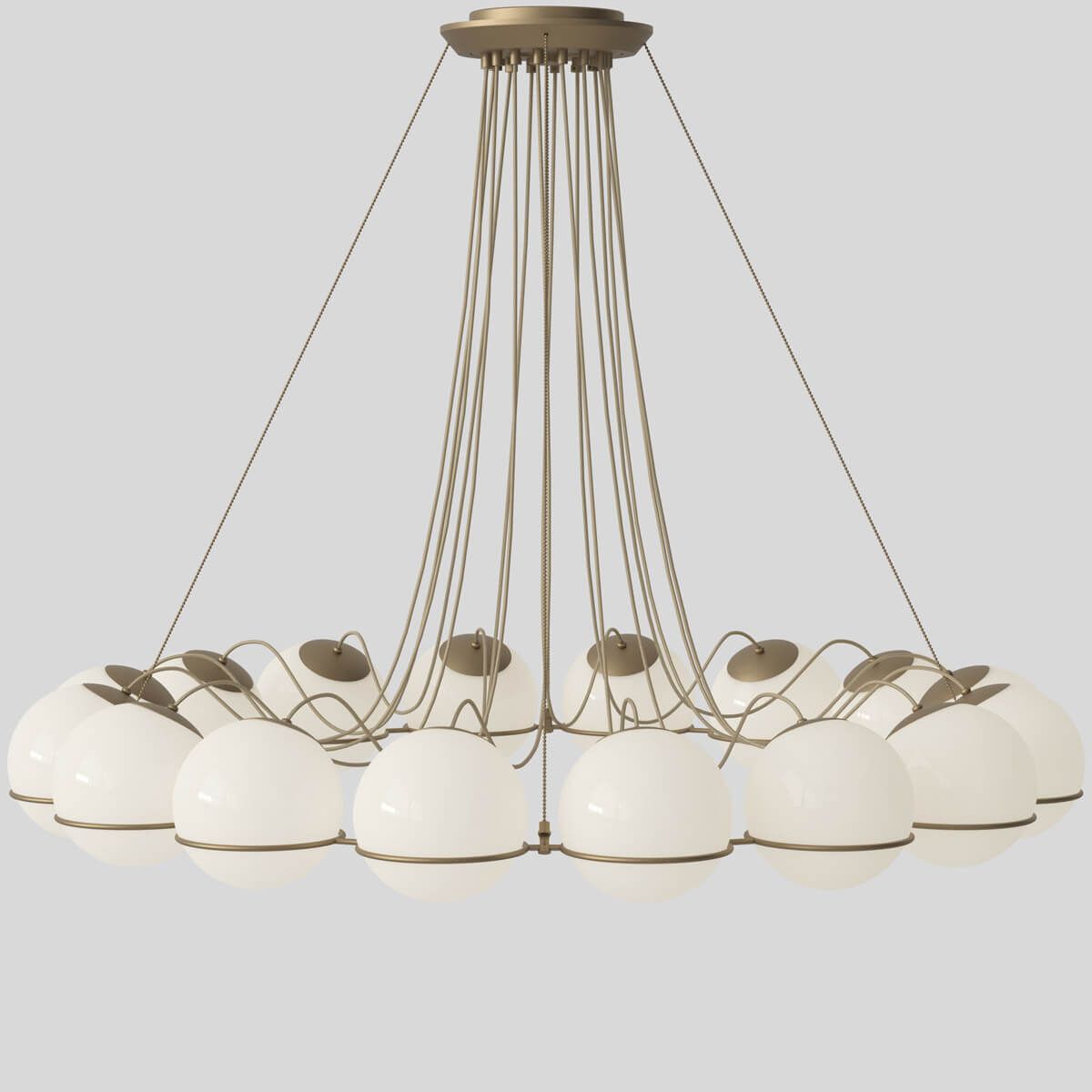 Lámpara Model 2109/16/20 champagne - Astep