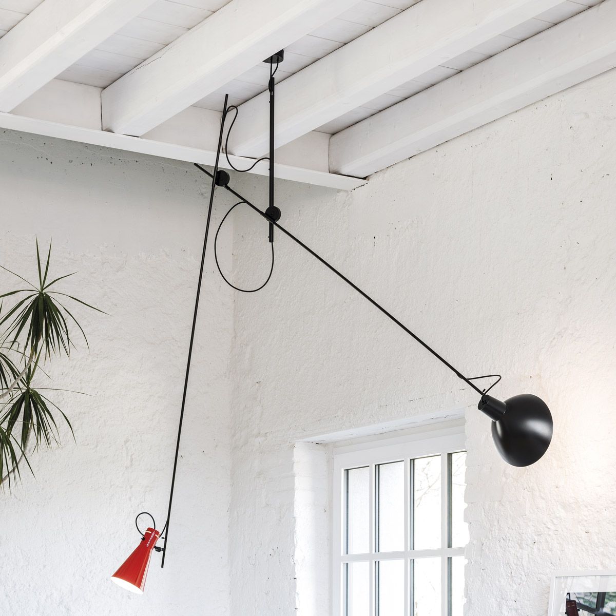 Lámpara VV Cinquanta Suspension negro - Astep