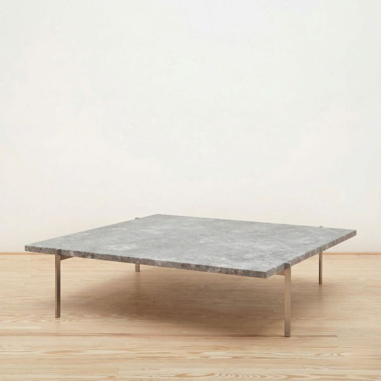 Mesa PK61A Mármol gris - Fritz Hansen