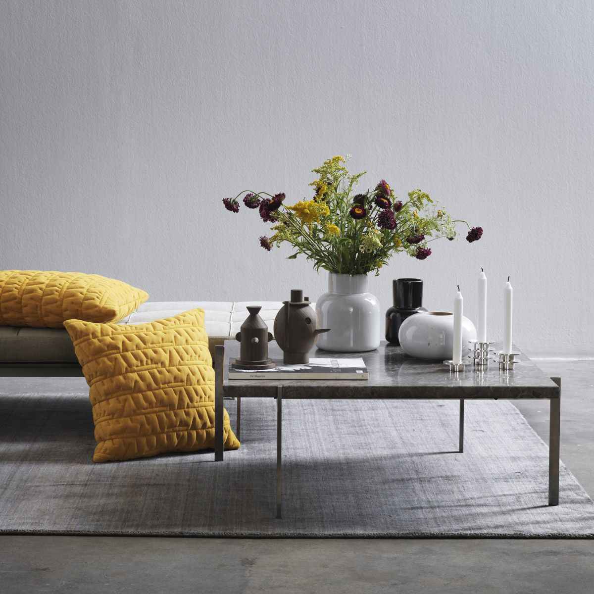 Mesa PK61A Mármol grey-brown - Fritz_Hansen