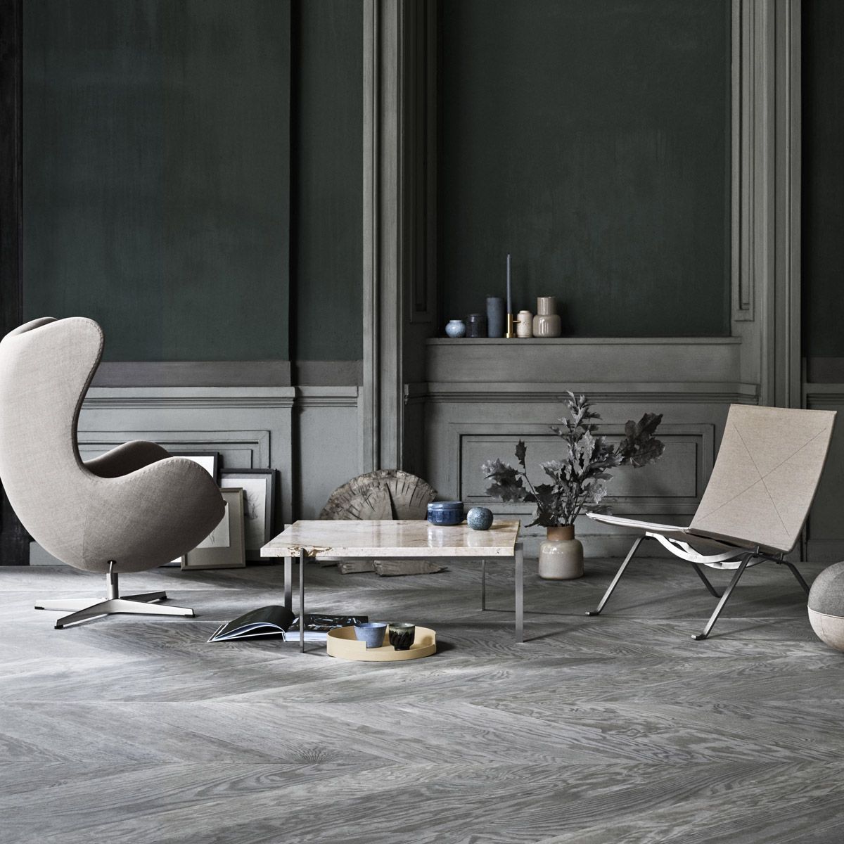 Mesa PK61 Mármol beige - Fritz_Hansen