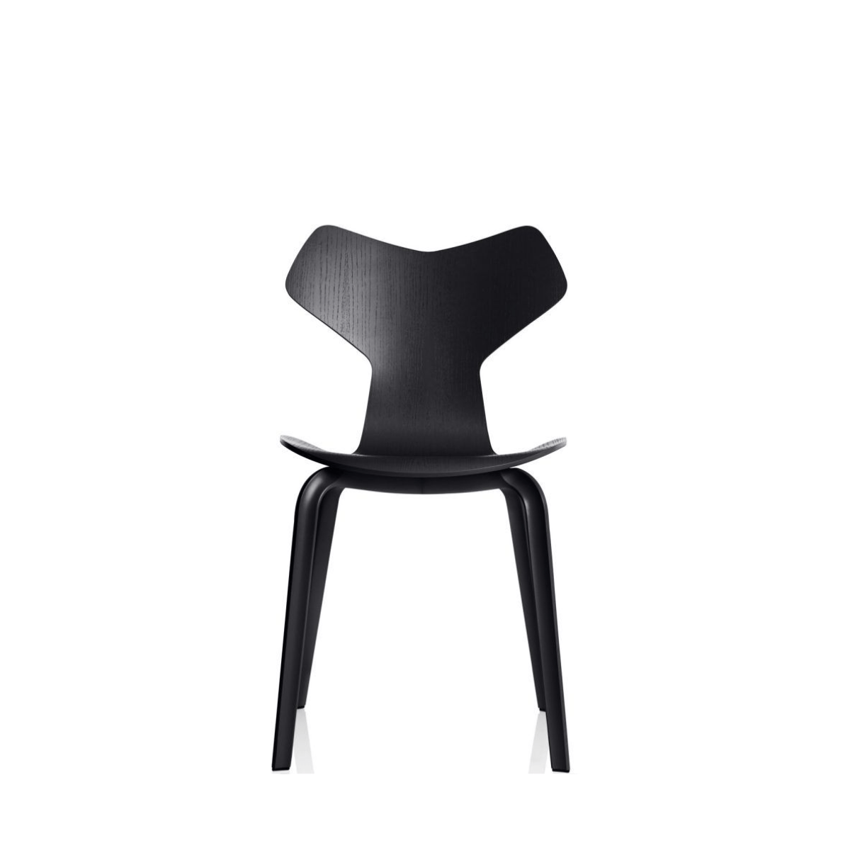 grand-prix-negro-fritzhansen-red Silla Grand Prix 4130 Negro - Fritz Hansen