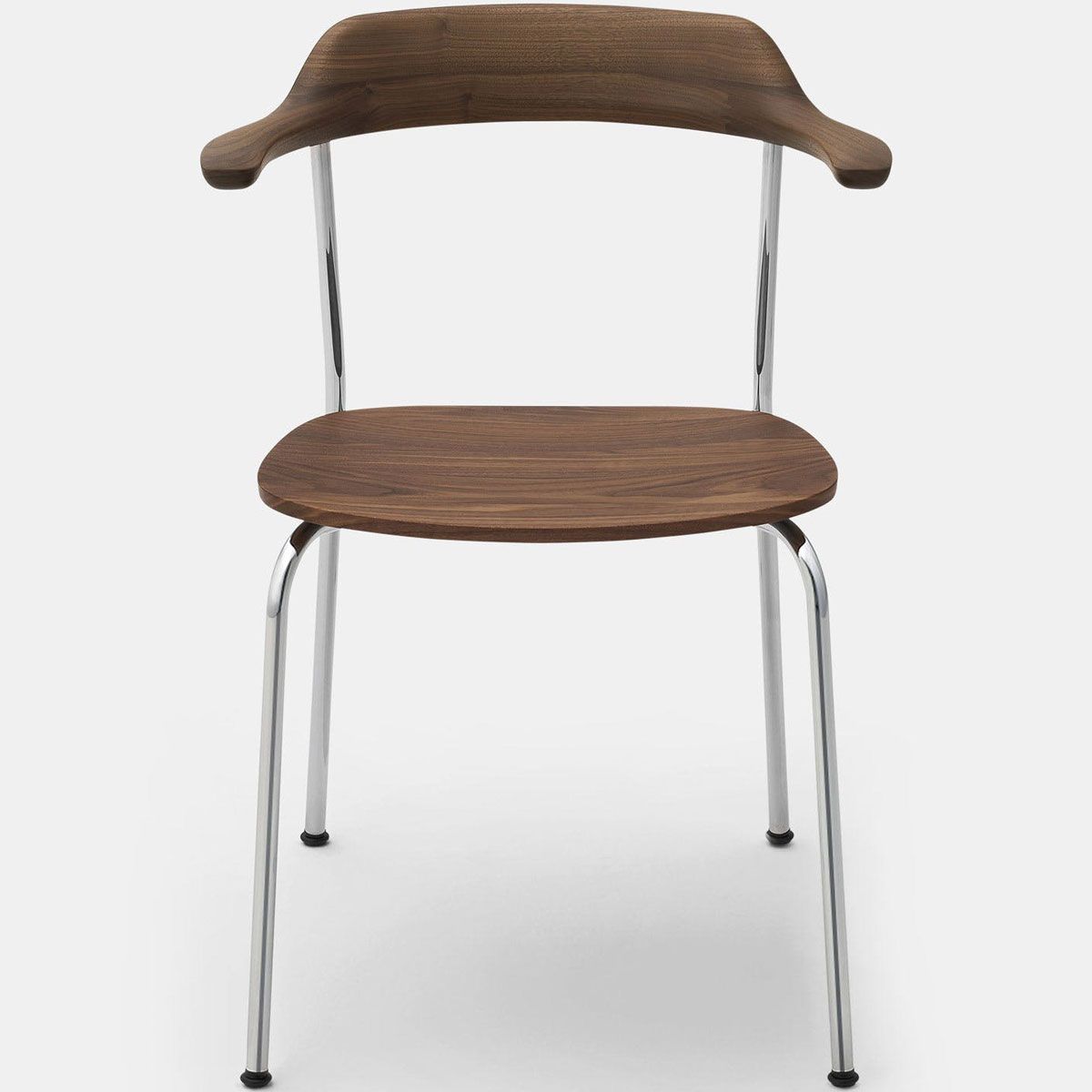 Silla apilable Hiroshima nogal - Maruni Silla apilable Hiroshima Nogal - Maruni
