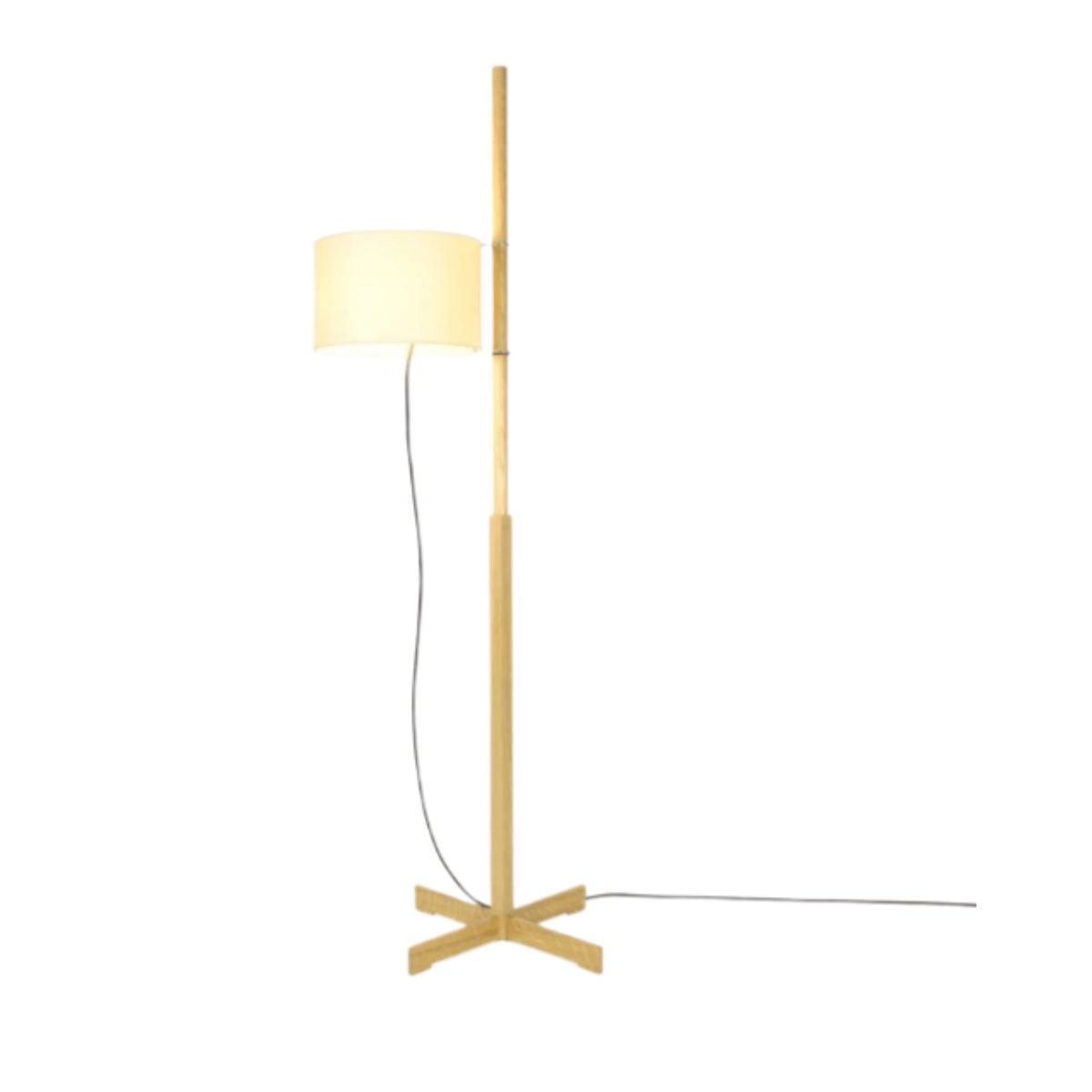 Lámpara TMM Roble/Pantalla Beige - Santa & Cole