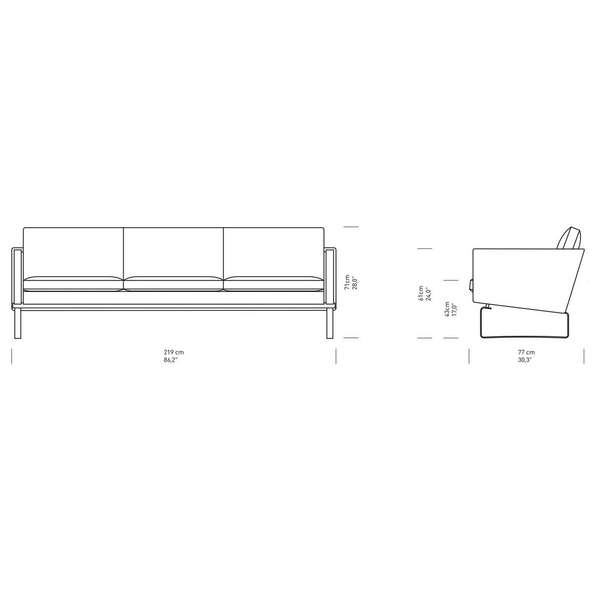 Sofá CH103 - Carl Hansen Sofá CH103 - Carl Hansen