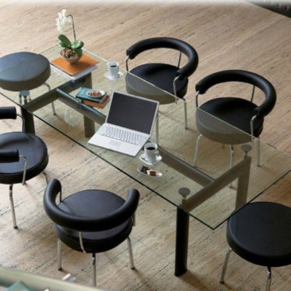 Mesa-Tube-Avion-Cassina Mesa 6 Table tube d'avion - Cassina