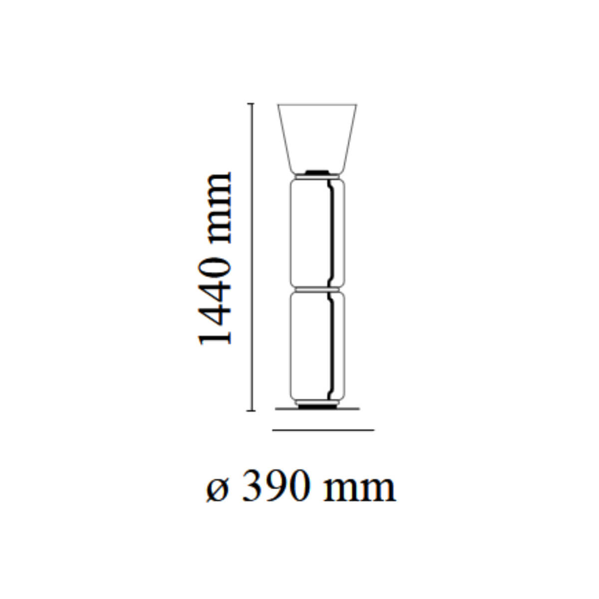 Lámpara Noctambule Cone - Flos