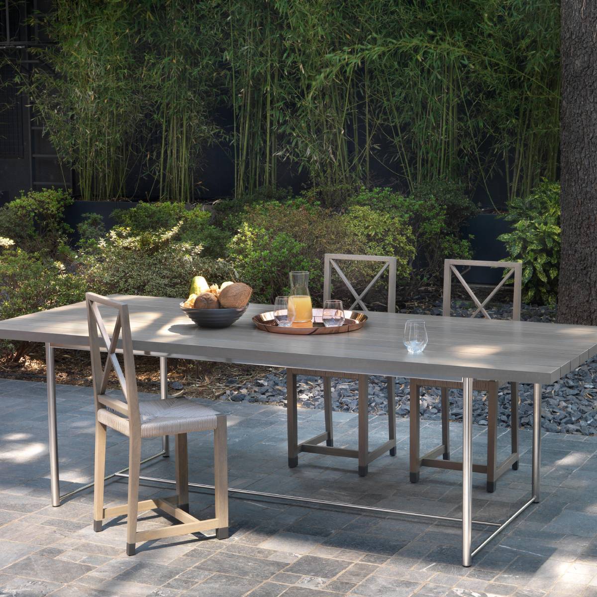 Silla Moka Outdoor Iroko - Flexform