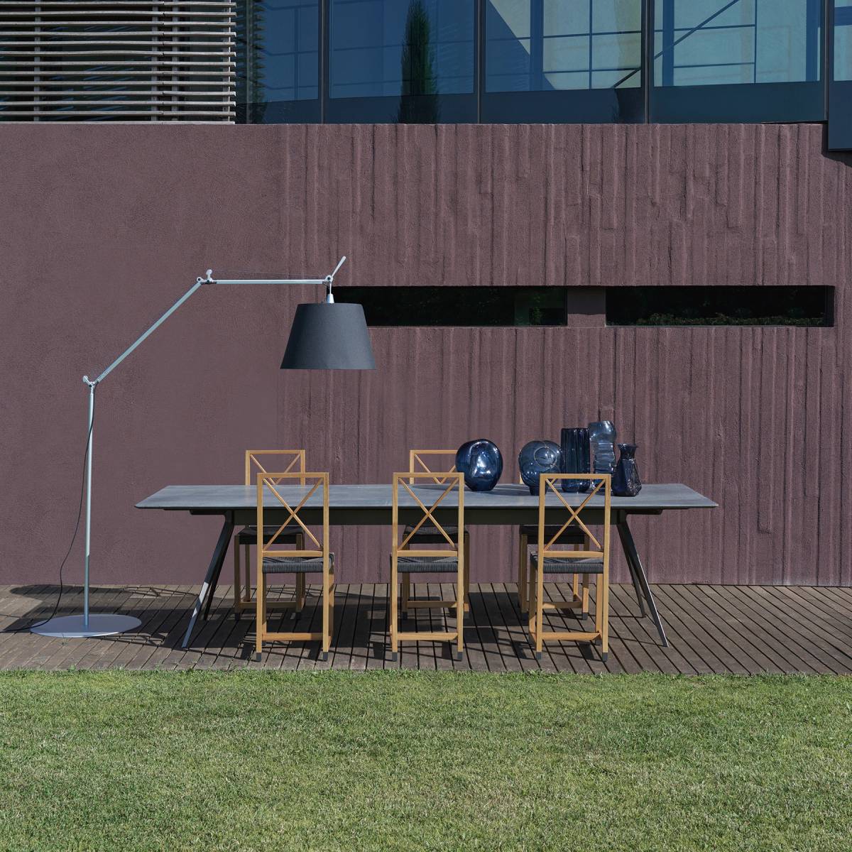 Silla Moka Outdoor Iroko - Flexform