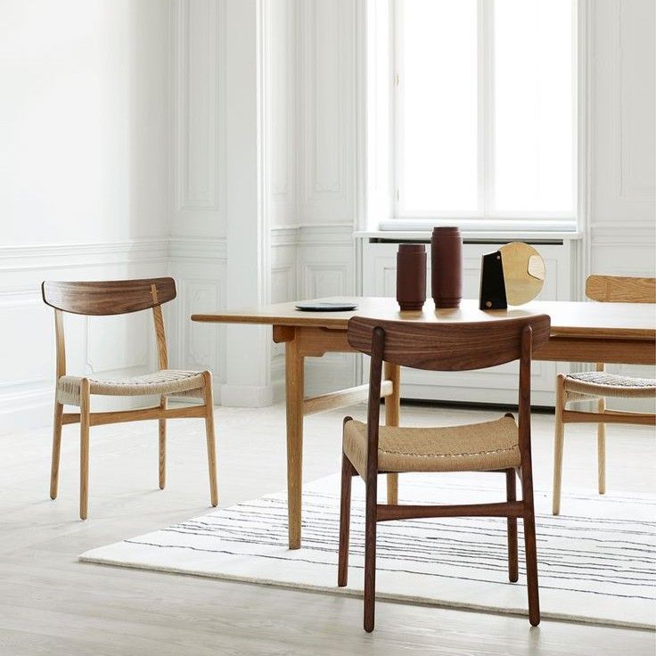 Silla CH23 Roble/Nogal - Carl Hansen