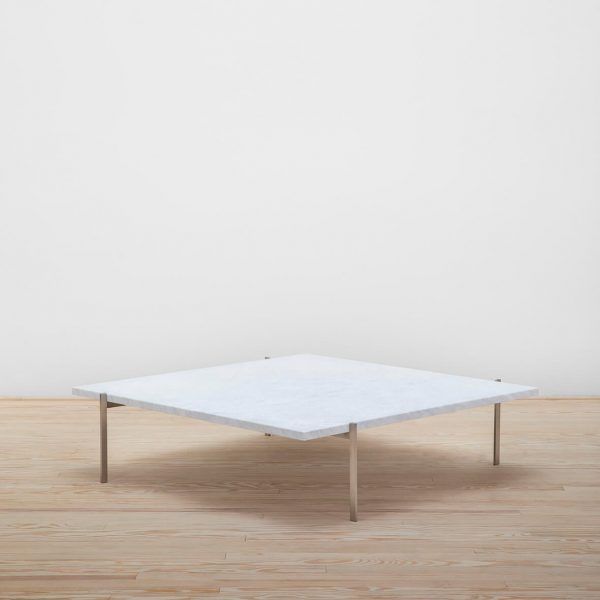 Mesa PK61A mármol blanco - Fritz Hansen