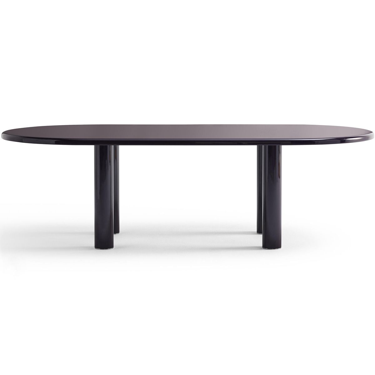 Mesa Smalto oval Dark Aubergine - Knoll Mesa Smalto oval Berenjena - Knoll (copia)