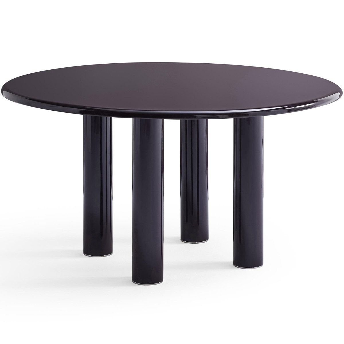 Mesa Smalto Dark Aubergine - Knoll Mesa Smalto redonda Berenjena - Knoll (copia)