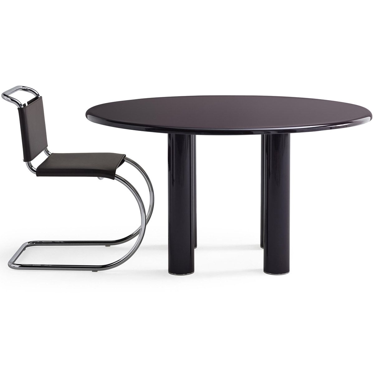 Mesa Smalto Dark Aubergine - Knoll Mesa Smalto Dark Aubergine - Knoll