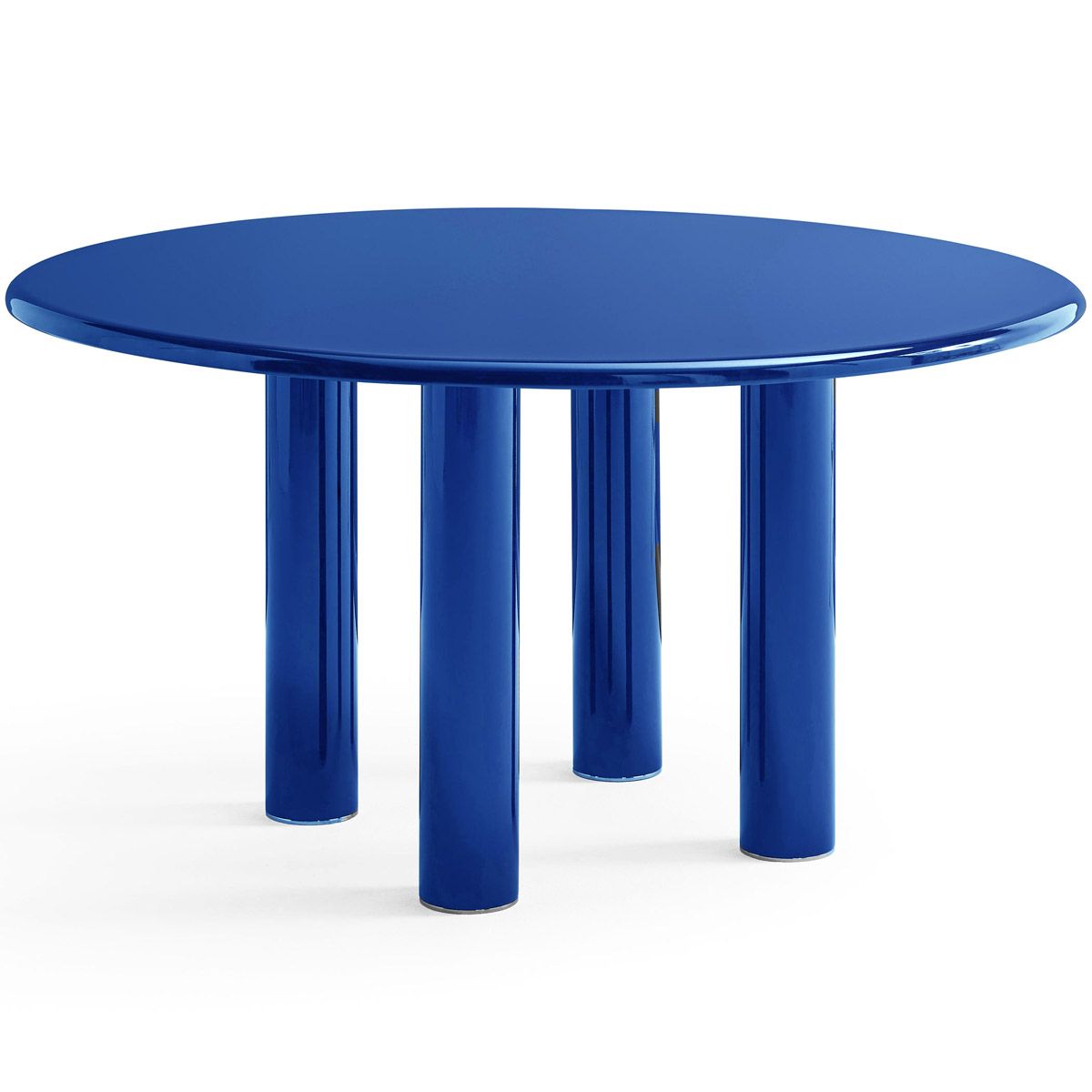 Mesa Smalto Azul - Knoll Mesa Smalto redonda Azul - Knoll (copia)