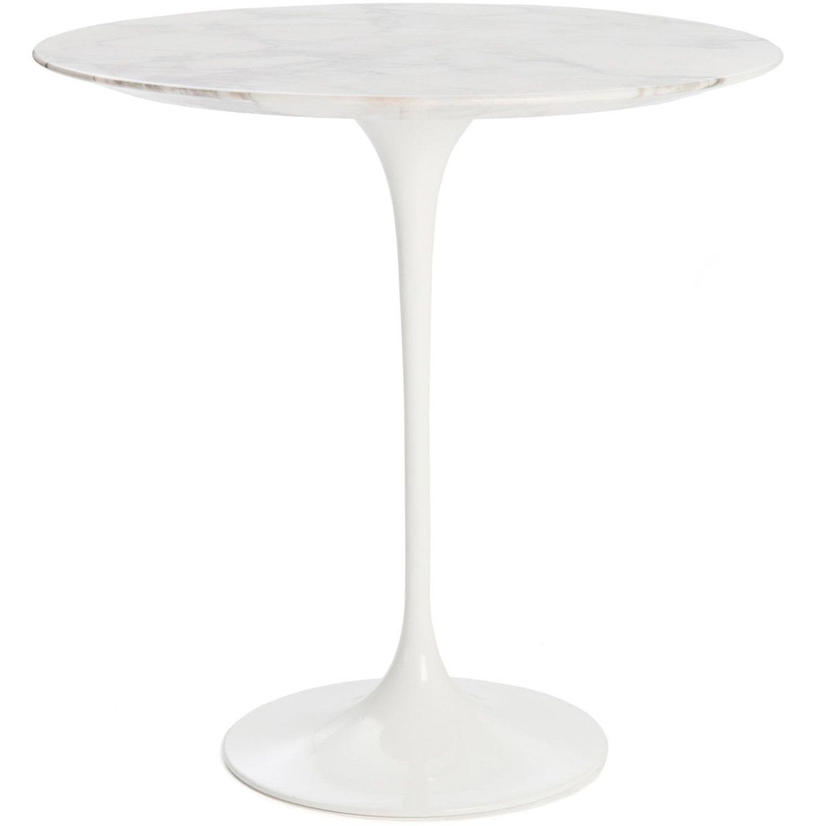 Mesa auxiliar Tulip Saarinen 51 Mármol Calacatta - Knoll
