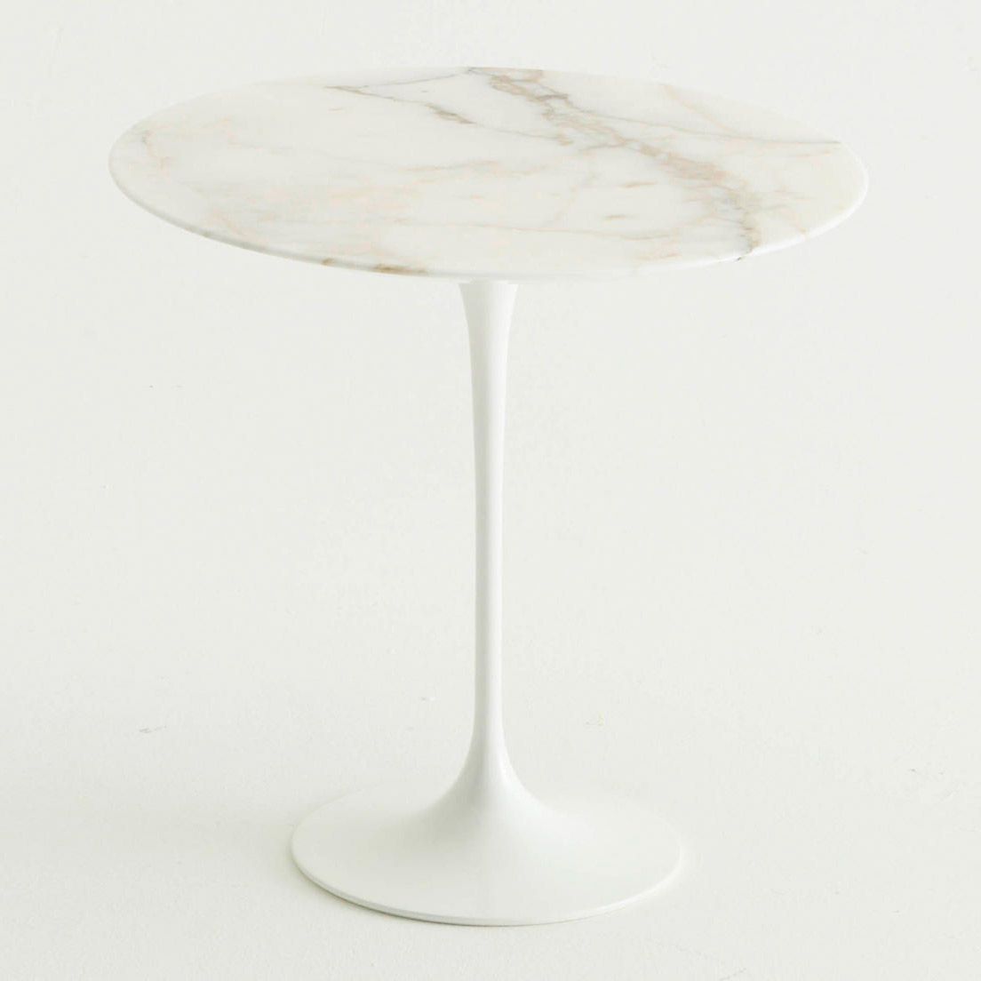 Mesa auxiliar Tulip Saarinen 51 Mármol Calacatta - Knoll