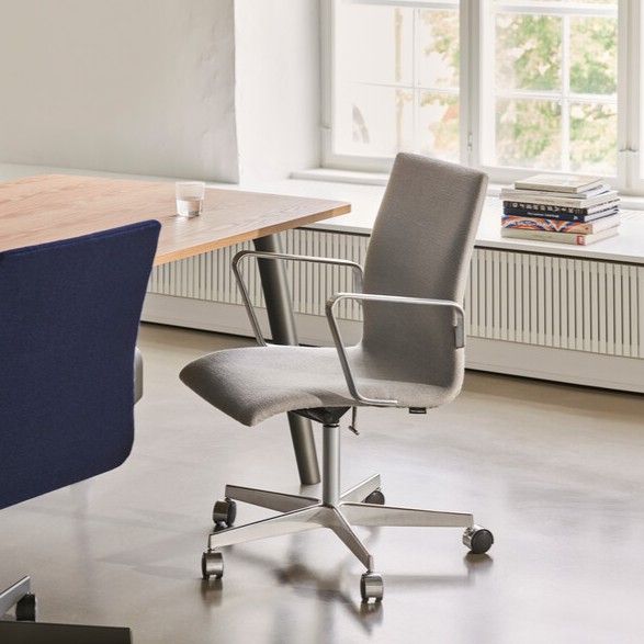 Sillón Oxford Regulable con ruedas - Fritz Hansen