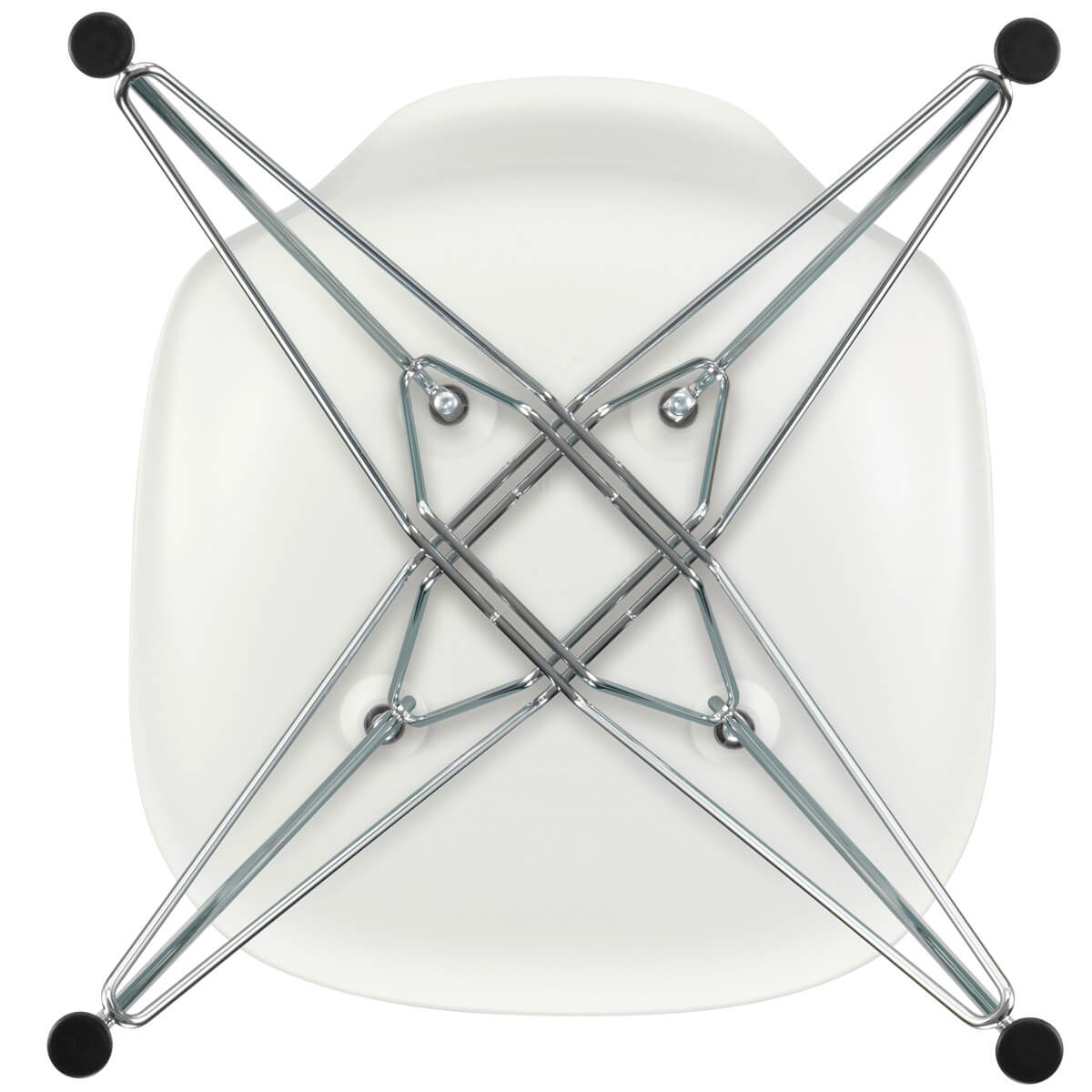 Silla Eames Plastic Side Chair DSR Blanco - Vitra Silla Eames Plastic Side Chair DSR Blanco - Vitra