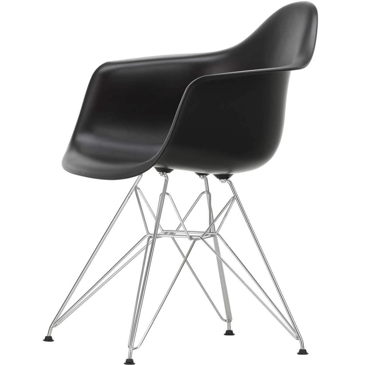 Silla Eames Plastic Chair DAR carcasa negro oscuro - Vitra Silla Eames Plastic Chair DAR Negro oscuro - Vitra