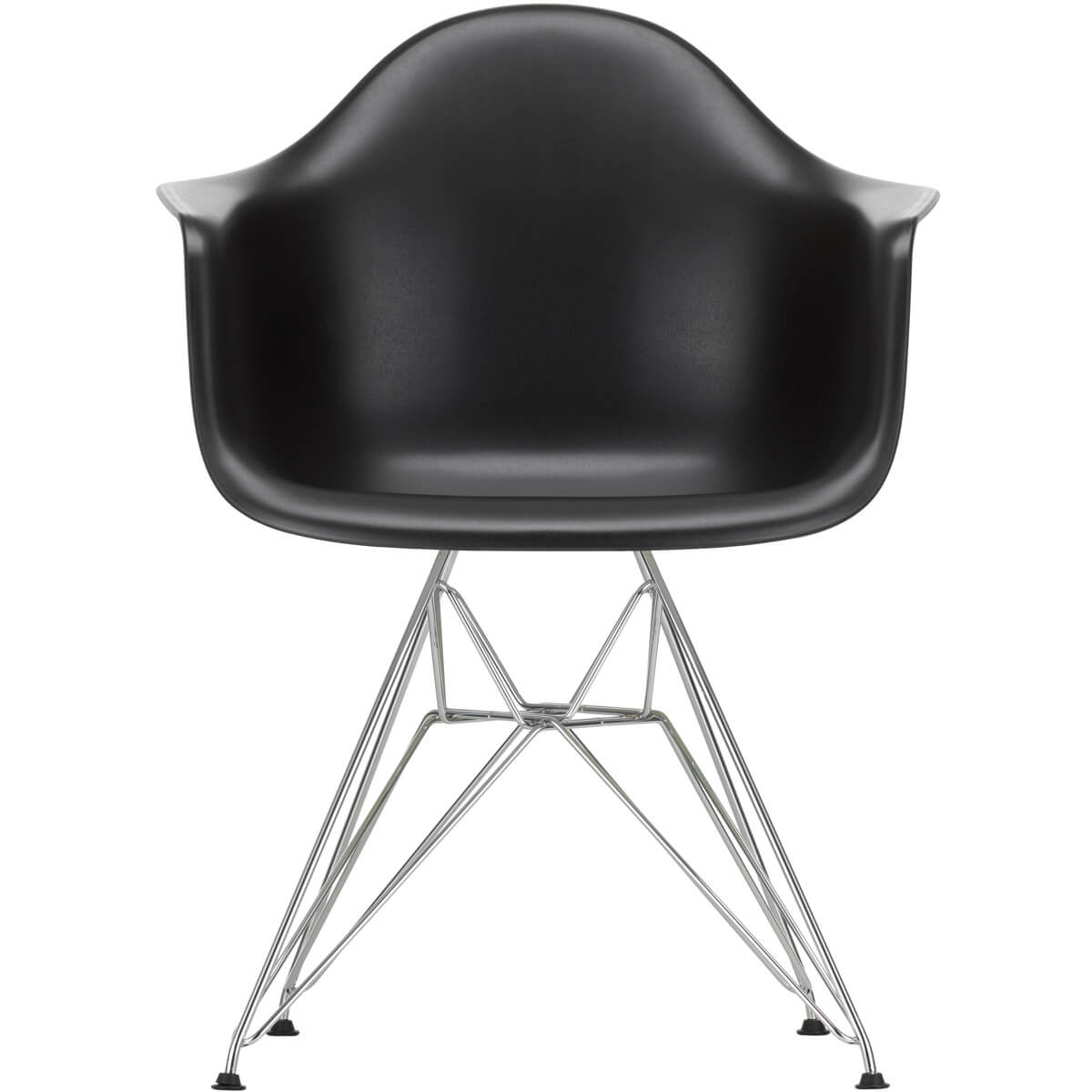Silla Eames Plastic Chair DAR carcasa negro oscuro - Vitra Silla Eames Plastic Chair DAR carcasa negro oscuro - Vitra