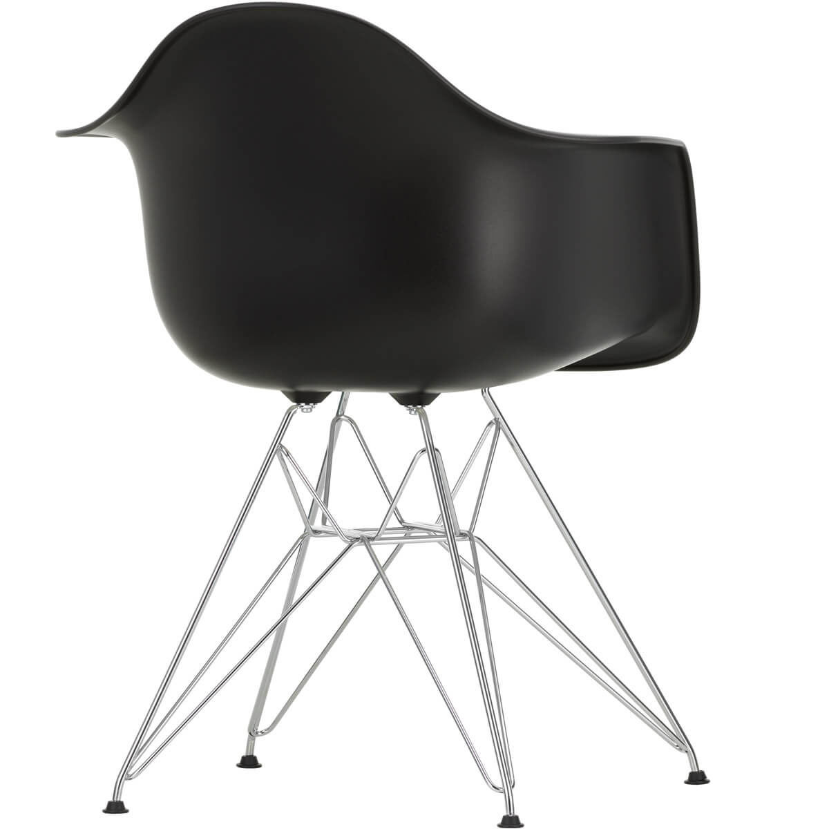 Silla Eames Plastic Chair DAR carcasa negro oscuro - Vitra Silla Eames Plastic Chair DAR carcasa negro oscuro - Vitra