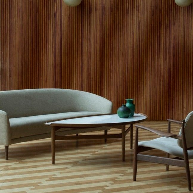 Mesa auxiliar Cocktail Roble/Blanco - OneCollection