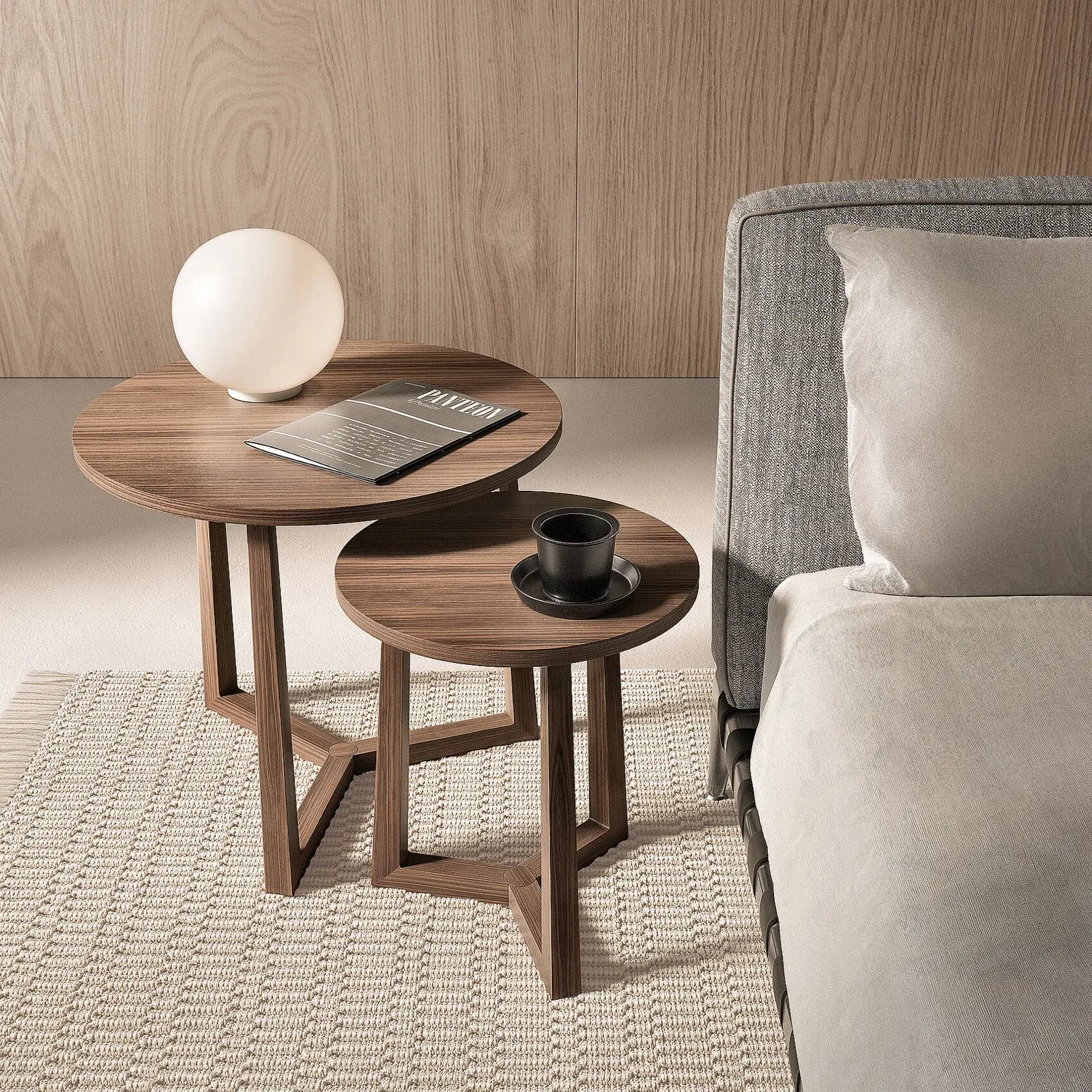 Mesa auxiliar Jiff 40 cm - Flexform