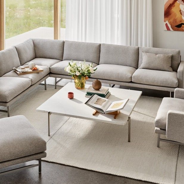 Mesa PK61A Mármol blanco - Fritz Hansen