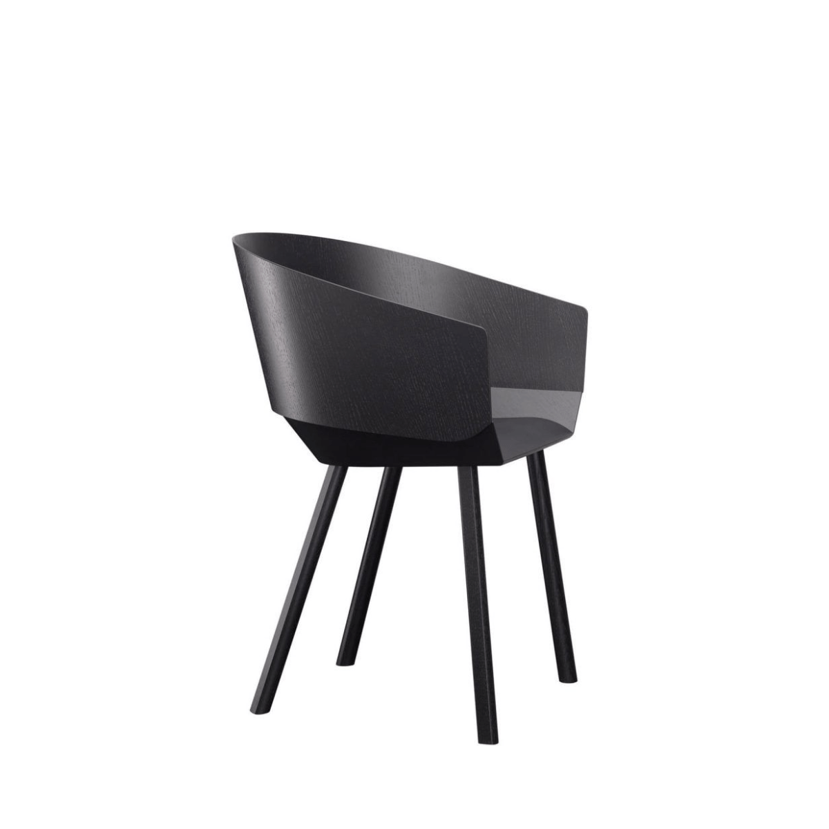 CH04-Houidini-negro-E15-red Sillón CH04 Houdini Negro - e15