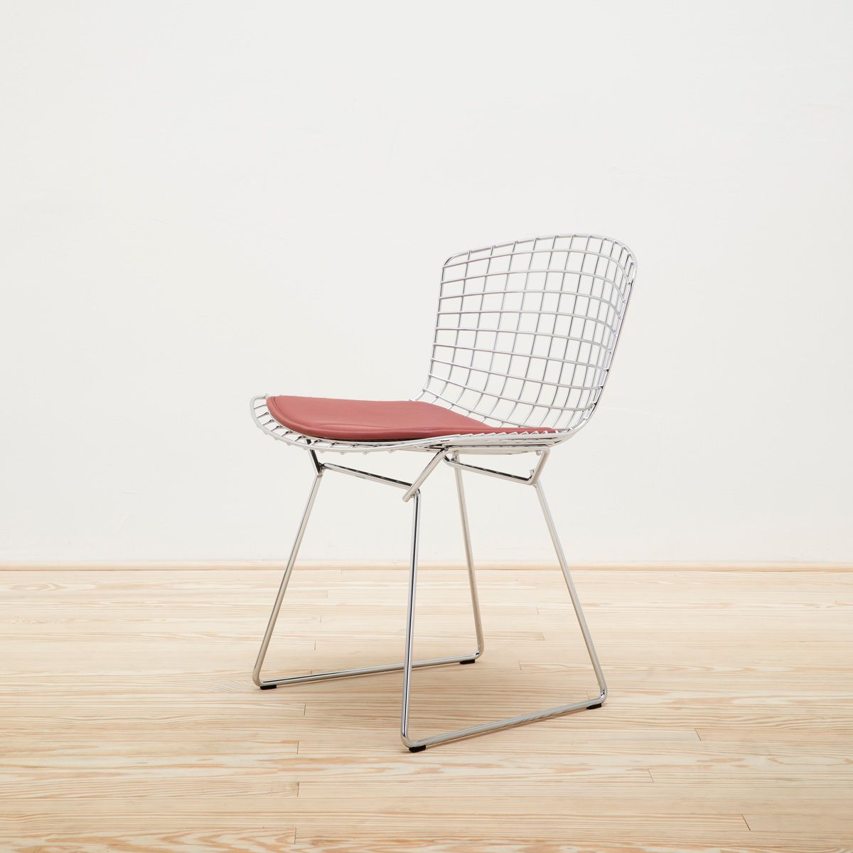 Silla Side Bertoia con cojín - Knoll