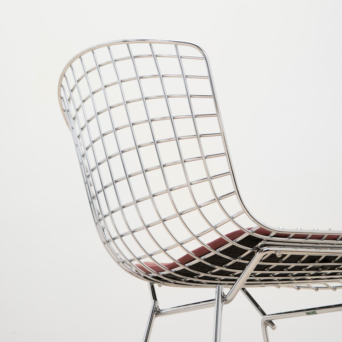 Silla Side Bertoia con cojín - Knoll