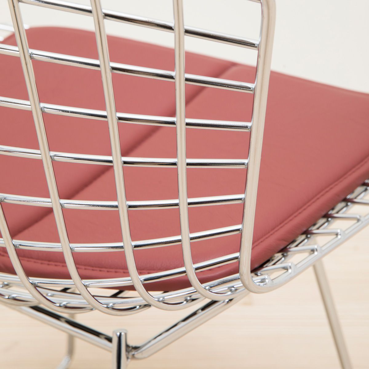 Silla Side Bertoia con cojín - Knoll