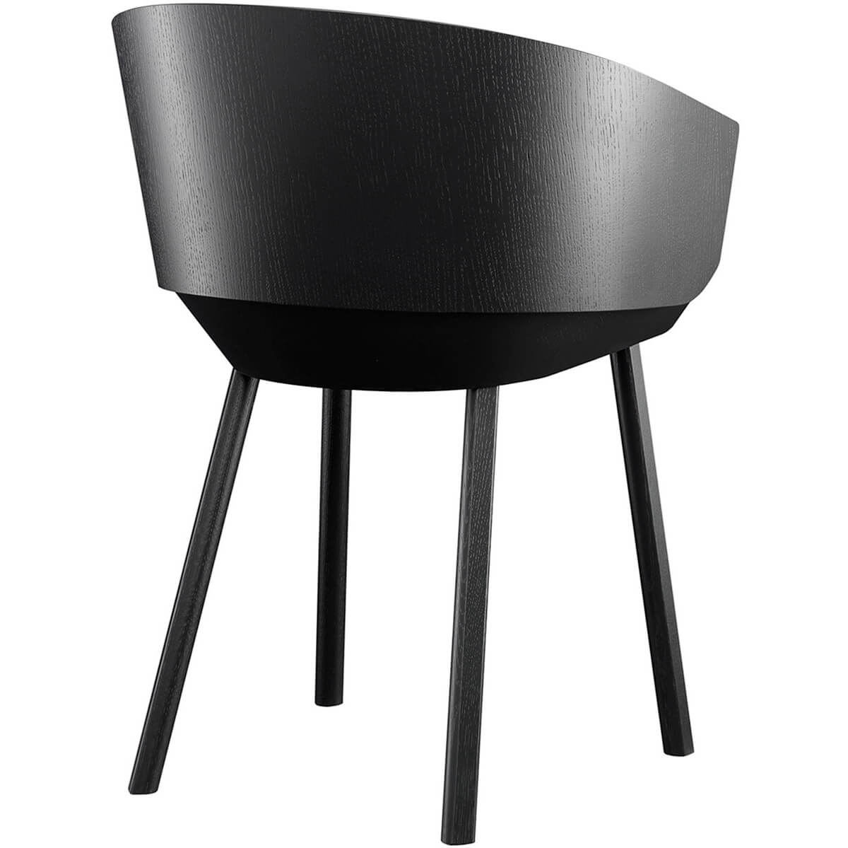 Sillón CH04 Houdini Negro - e15 Sillón CH04 Houdini Negro - e15