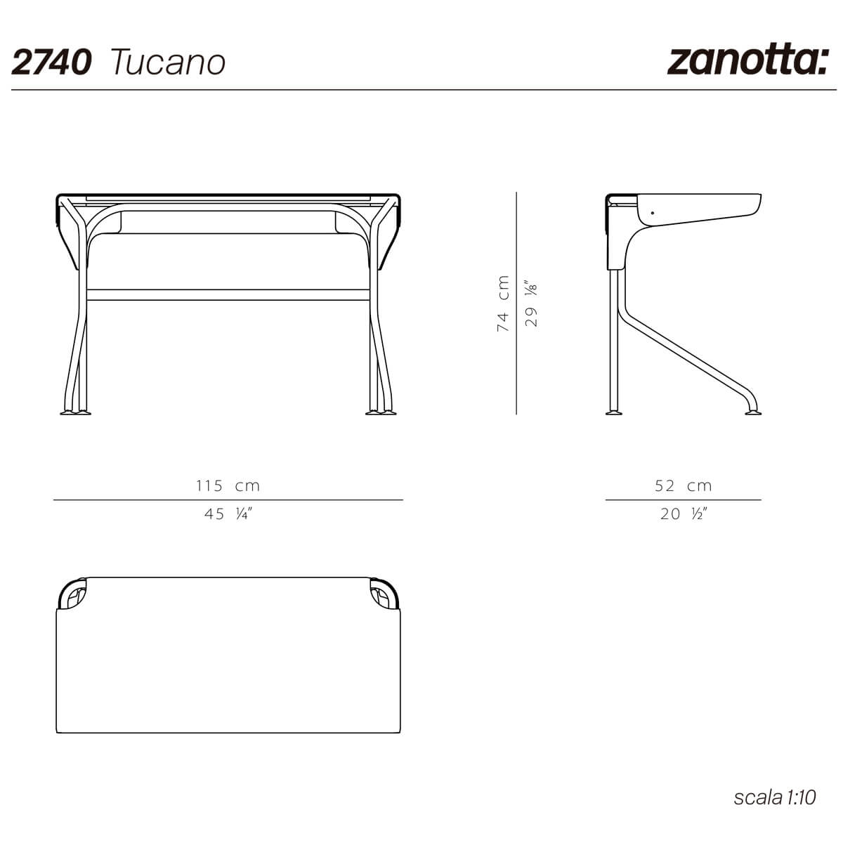 Escritorio Tucano - Zanotta Escritorio Tucano - Zanotta