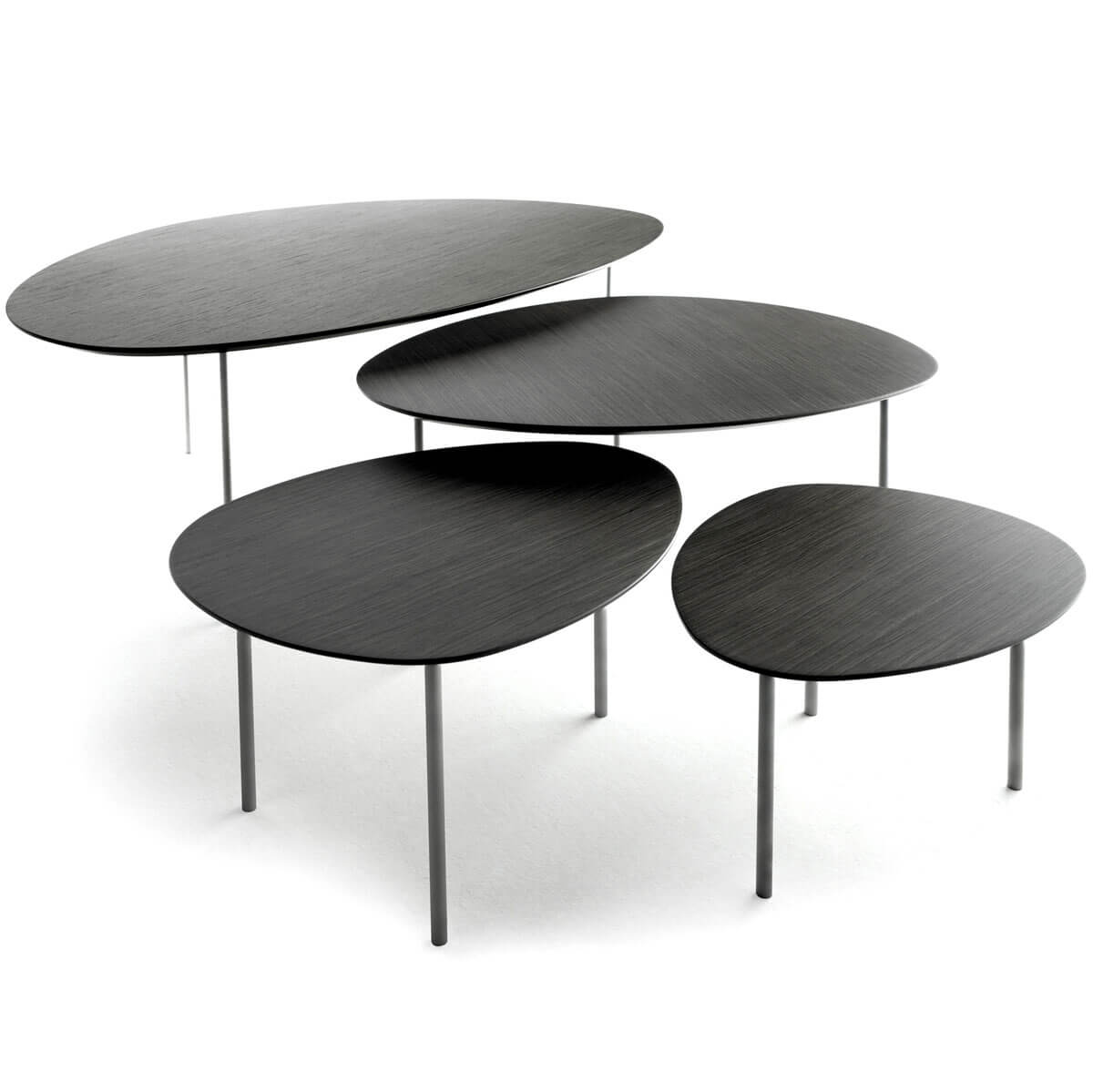 Mesa auxiliar Eclipse Fresno gris - Stua