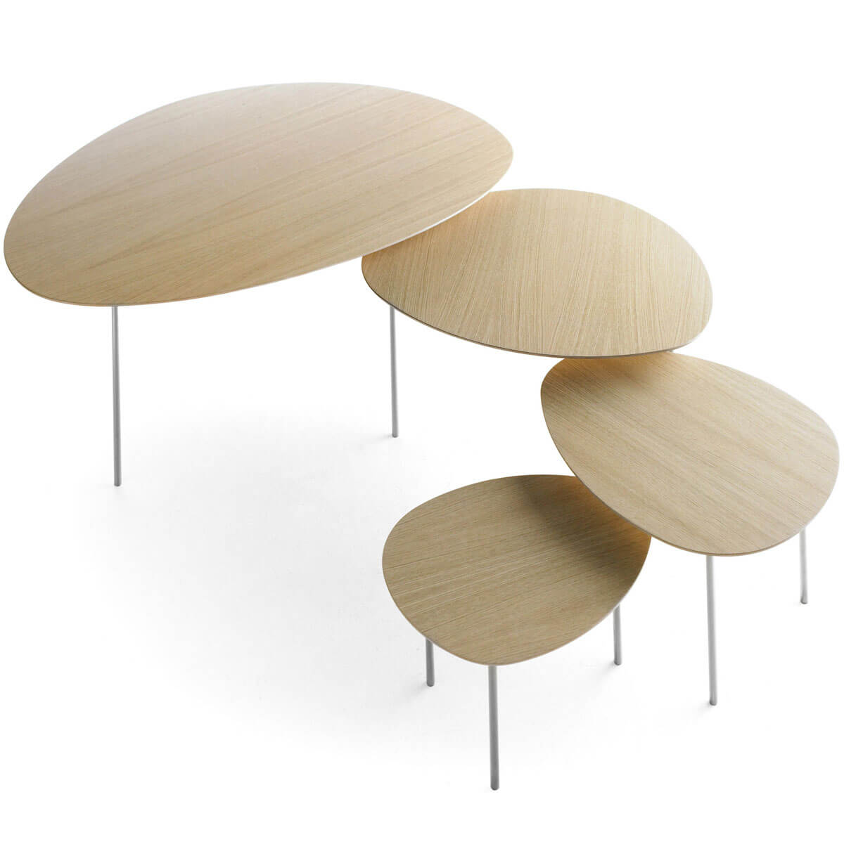Mesa auxiliar Eclipse Roble alpi - Stua