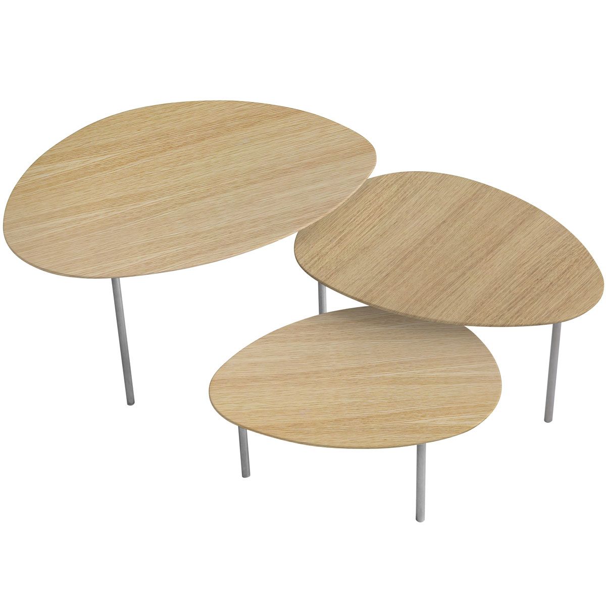 Mesa auxiliar Eclipse Roble alpi - Stua