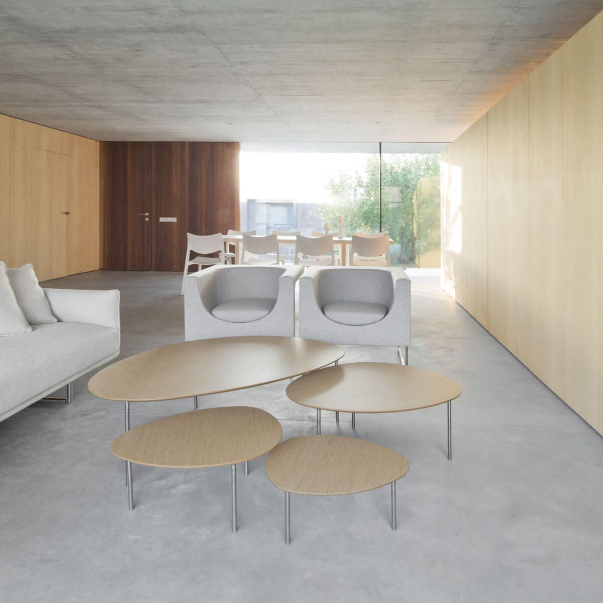 Mesa auxiliar Eclipse Roble alpi - Stua